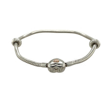 Load image into Gallery viewer, 925 Silver Clogau Heart 7.5&quot; Charm Bracelet
