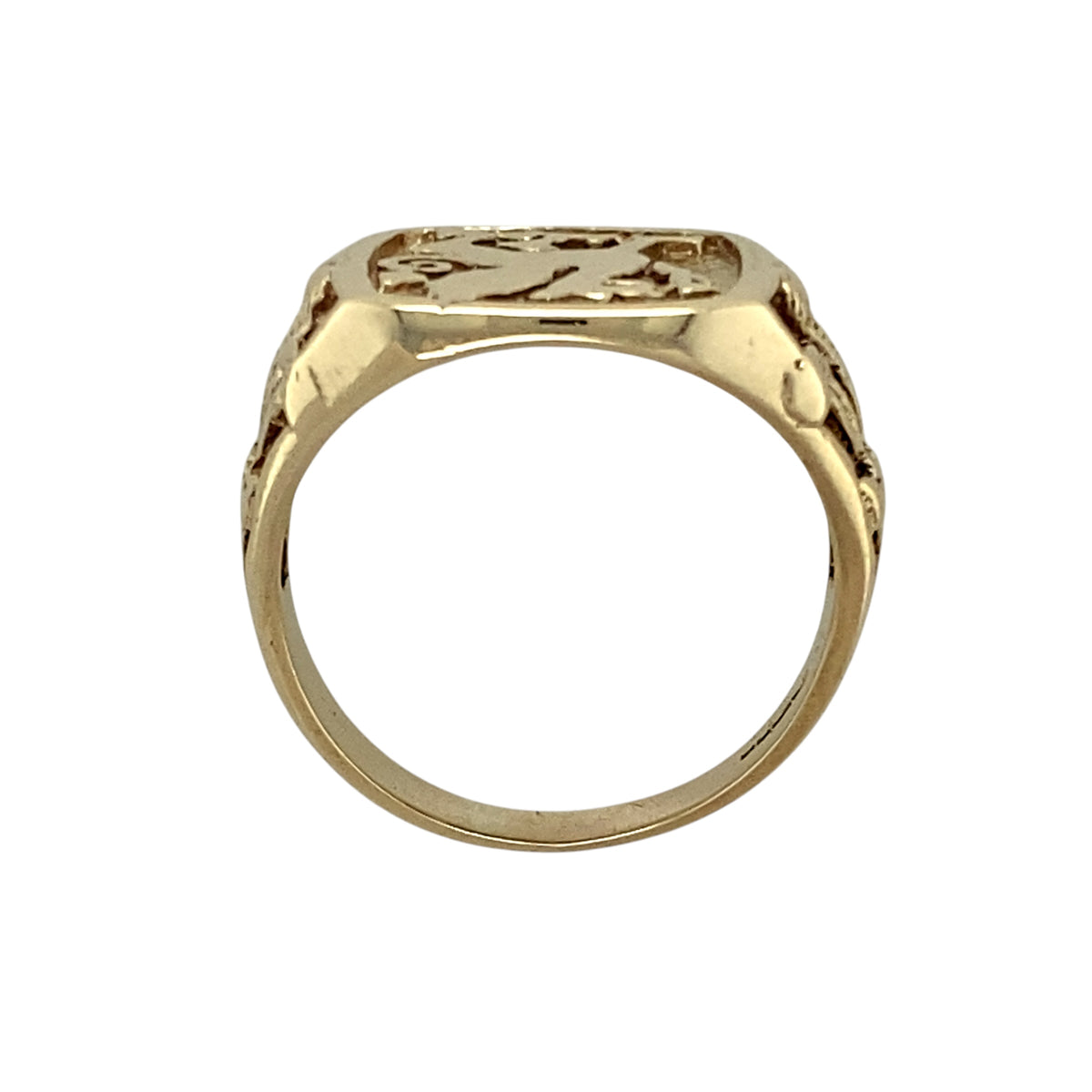 Preowned 9ct Gold Welsh Dragon Signet Ring – Gold Reserves Jewellers