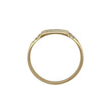 Load image into Gallery viewer, 9ct Gold Patterned Square Signet Ring
