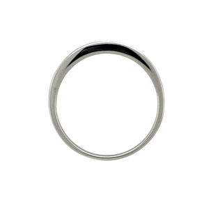 9ct White Gold & Diamond Set Band Ring