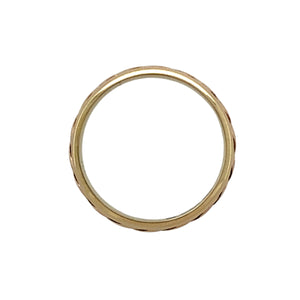 9ct Welsh Gold Plaited Weave Band Ring