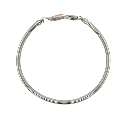 925 Silver & White Topaz Set Clogau Bangle