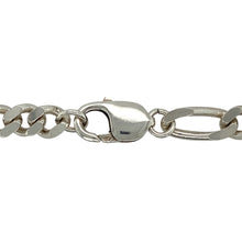 Load image into Gallery viewer, Add a bold and timeless piece to your jewellery collection with this pre-owned 925 silver 23&quot; curb chain, featuring:

Design: A classic curb chain, offering a sleek and substantial look.
Material: 925 sterling silver, providing durability and a high-quality polished finish.
Length: Measures 23 inches, ensuring a comfortable and stylish fit.
Weight: A substantial 64.30 grams, giving it a solid and premium feel.
Link Width: 8mm, creating a bold and eye-catching presence.
A versatile and statement-making acces
