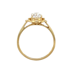 14ct Gold & Cubic Zirconia Set Ring