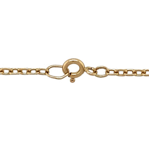9ct Gold Welsh Three Feathers 24" Necklace