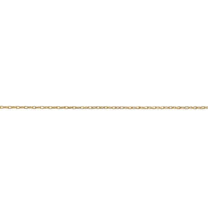 9ct Gold 18" Faceted Belcher Chain
