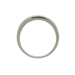 9ct White Gold & Diamond Set Band Ring