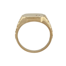 Load image into Gallery viewer, 9ct Gold &amp; Diamond Set Signet Ring
