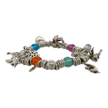 Load image into Gallery viewer, 925 Silver Links of London Charm Bracelet
