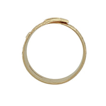 Load image into Gallery viewer, 9ct Gold Patterned Buckle Ring

