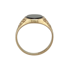 Load image into Gallery viewer, 9ct Gold &amp; Onyx Oval Signet Ring
