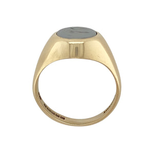9ct Gold & Hematite Centurion Oval Signet Ring
