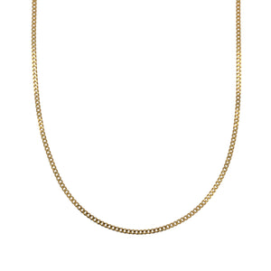 9ct Gold 24" Pendant Curb Chain
