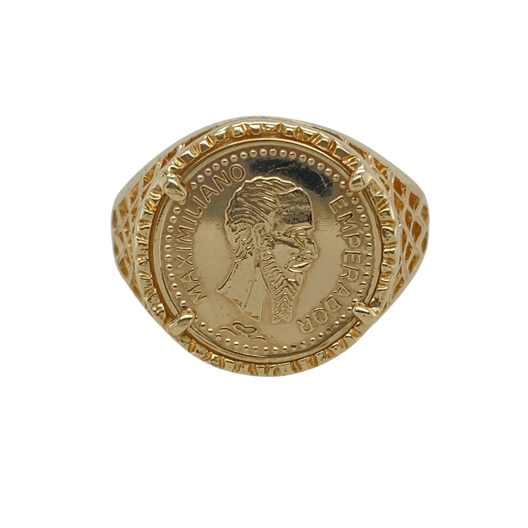 9ct Gold Coin Ring