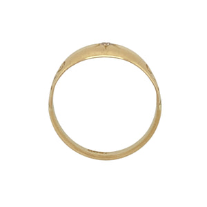 18ct Gold & Diamond Set Vintage Style Ring