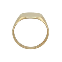 Load image into Gallery viewer, 9ct Gold Plain Square Signet Ring
