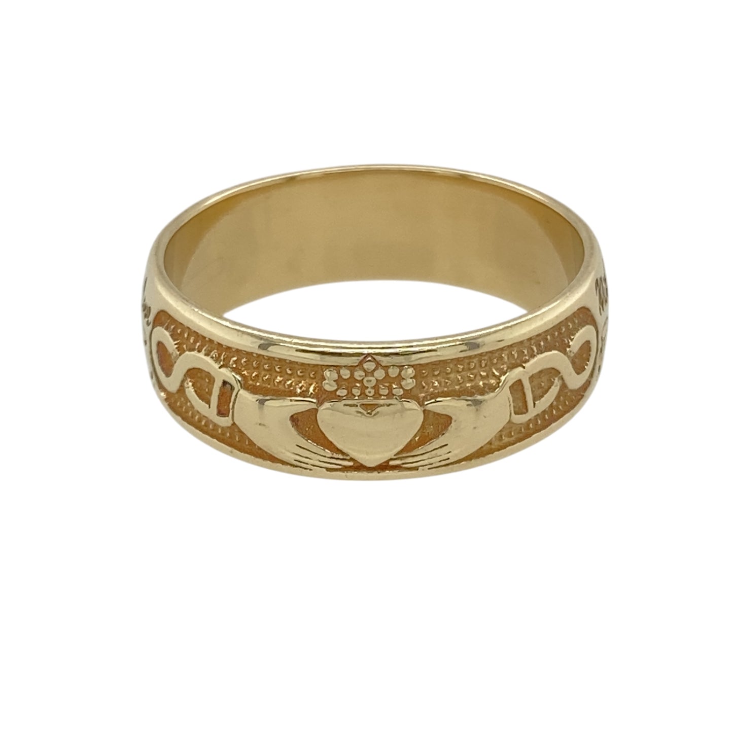 9ct Gold Claddagh Band Ring