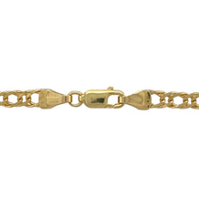 Load image into Gallery viewer, Add a touch of classic elegance to your jewellery collection with this pre-owned 9ct yellow gold 20&quot; double curb chain.

Design: A stylish double curb chain design, offering a bold yet sophisticated look with interwoven links for added texture and durability.
Material: Made from 9-carat yellow gold, providing a warm and polished finish that enhances the intricate link pattern.
Size &amp; Weight: Weighing 8.40 grams, the chain measures 20&quot; in length, with a link width of 4mm, ensuring a comfortable and versatile
