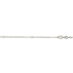 925 Silver & Blue Stone Flower Clogau 18" - 22" Necklace