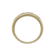 Load image into Gallery viewer, 9ct Gold &amp; Diamond Set Twist Patterned Band Ring
