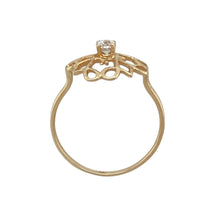 Load image into Gallery viewer, 9ct Gold &amp; Cubic Zirconia Set Celtic Knot Ring
