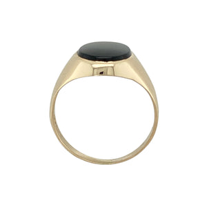 9ct Gold & Onyx Set Oval Signet Ring