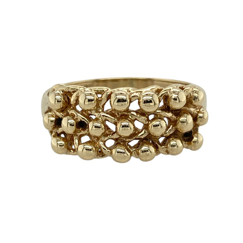 9ct Gold Keeper Ring