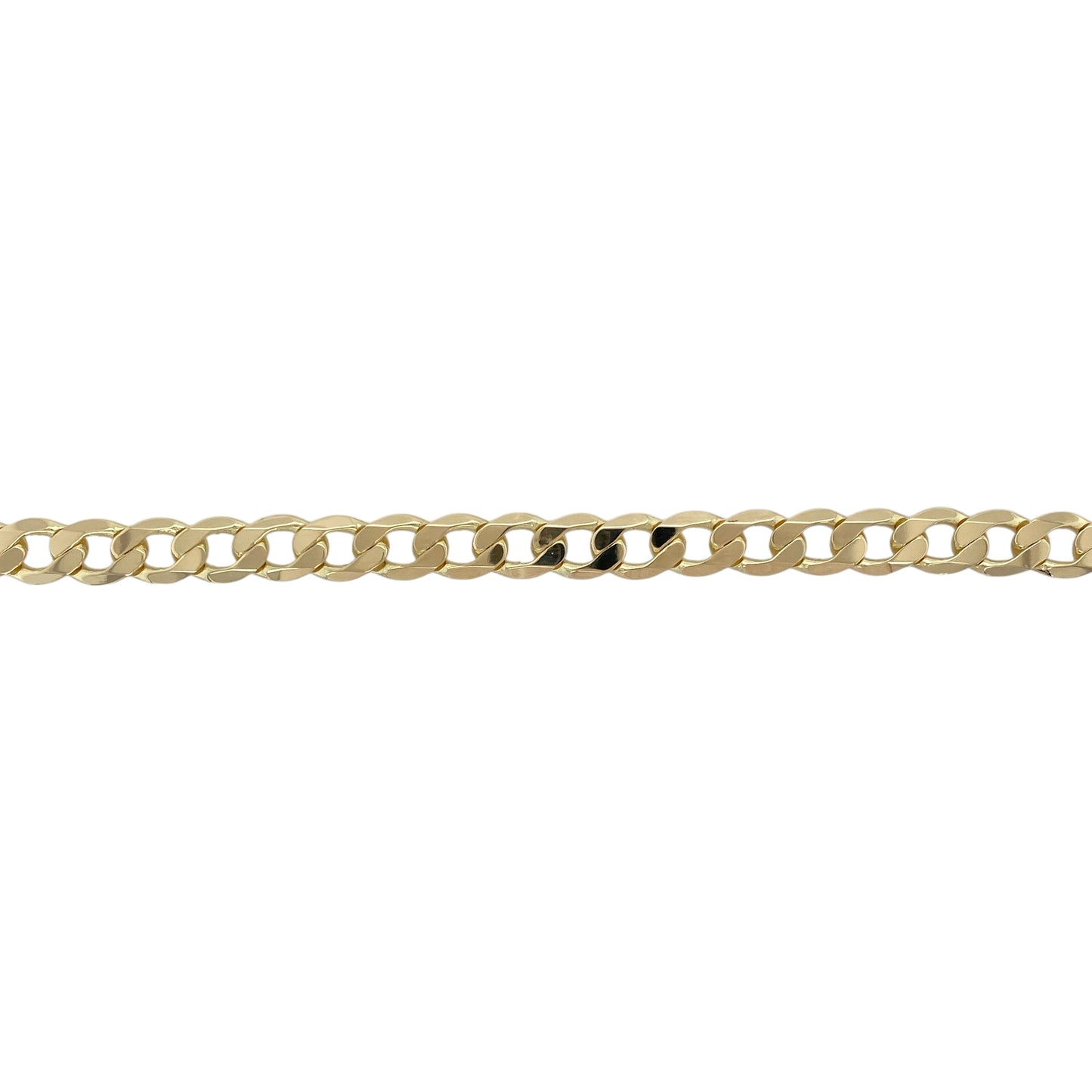 9ct Gold 8" Curb Bracelet