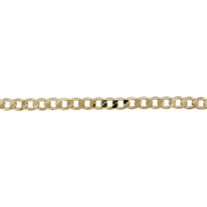 9ct Gold 8" Curb Bracelet