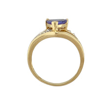 Load image into Gallery viewer, 18ct Gold &amp; Tanzanite Set Ring
