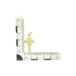 9ct Gold Celtic Cross Pendant