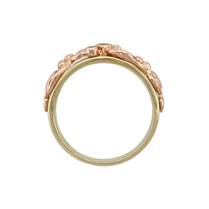 9ct Gold Diamond & Pink Tourmaline Set Clogau Tree of Life Ring