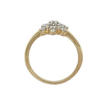 Load image into Gallery viewer, 9ct Gold &amp; Diamond Set Cluster Ring
