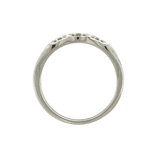 Load image into Gallery viewer, 9ct White Gold &amp; Diamond Set Wishbone Ring
