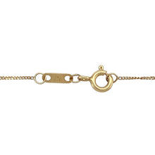 Load image into Gallery viewer, 9ct Gold &amp; Diamond Set Flower Knot Swirl 18&quot; Necklace
