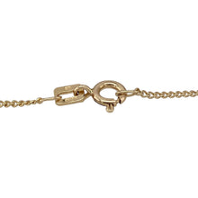 Load image into Gallery viewer, Add a delicate touch of elegance to your collection with this pre-owned 9ct yellow gold bar curb bracelet, offering subtle style and everyday versatility, featuring:

Design: A classic 7-inch curb link bracelet with a sleek horizontal bar detail, creating a refined and minimalist look.
Material: Made from 9-carat yellow gold, with a smooth, polished finish that enhances its slender profile.
