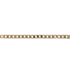 9ct Gold 8.5" Curb Bracelet