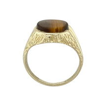 Load image into Gallery viewer, 9ct Gold &amp; Tiger&#39;s Eye Signet Ring
