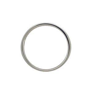 18ct White Gold & Diamond Set Band Ring