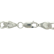 Load image into Gallery viewer, Elevate your style with this new 925 silver 25&quot; curb chain, offering a bold yet classic look with extra length for versatile wear:

Design: A traditional curb link chain featuring flat, closely interlocking links, providing a smooth and flexible drape with a sleek, timeless appearance.
Material: Crafted from solid 925 sterling silver, the chain boasts a bright, polished finish that enhances its clean lines and enduring appeal.
