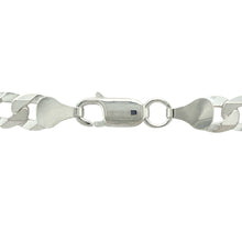 Load image into Gallery viewer, Add bold sophistication to your jewellery collection with this new 925 silver 24&quot; curb chain, offering timeless style with a strong, versatile presence:

Design: A classic curb link chain featuring flat, closely interlocking links, providing a smooth, flexible drape and a sleek, polished appearance.
Material: Crafted from solid 925 sterling silver, the chain features a bright, polished finish that enhances its clean, enduring design.
