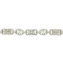 Load image into Gallery viewer, New 925 Silver 9&quot; Patterned Gypsy Style Fancy Link Bracelet
