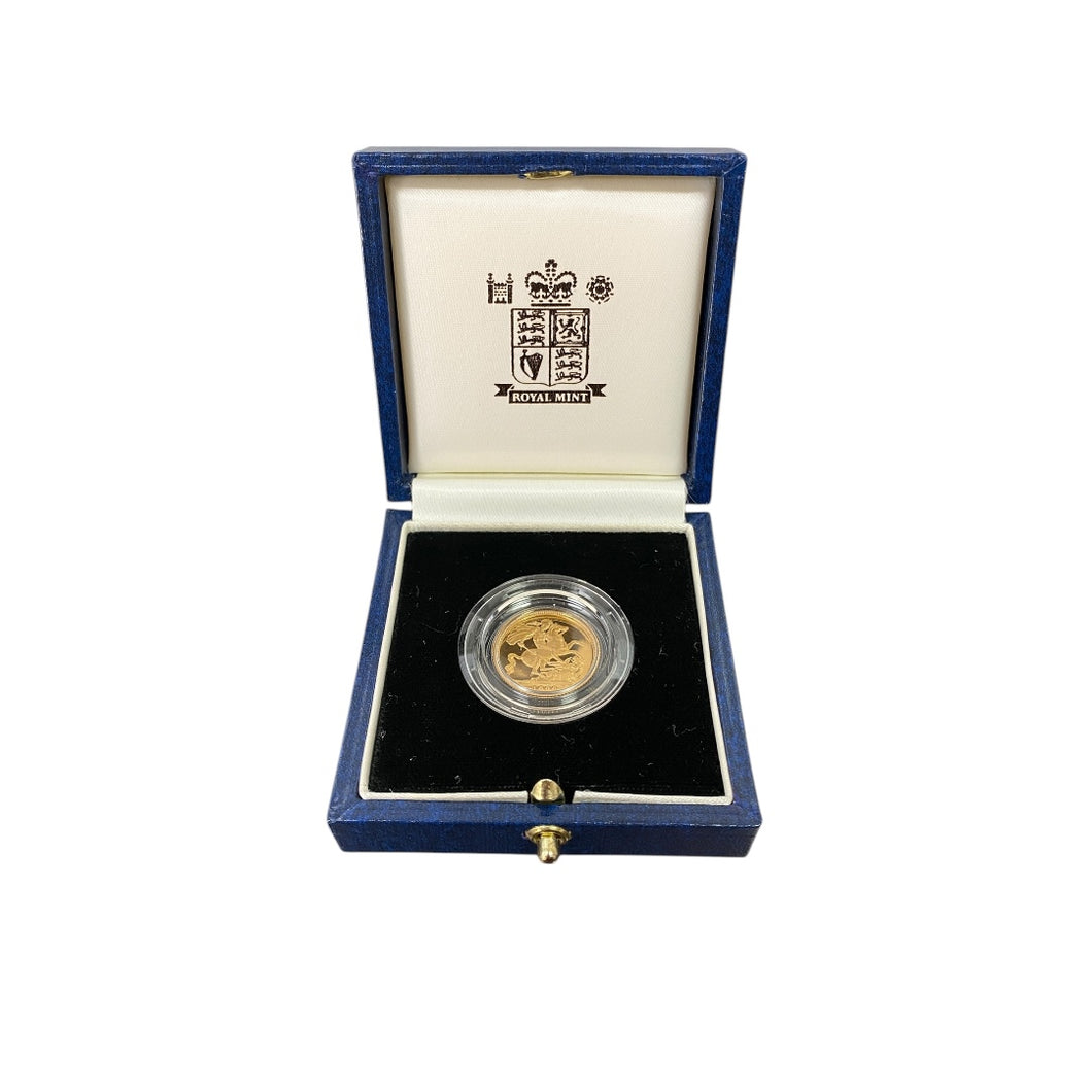 1999 22ct Gold Half Sovereign Coin