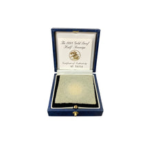 Load image into Gallery viewer, 1998 22ct Gold Half Sovereign Coin
