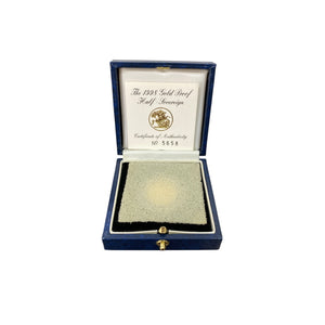 1998 22ct Gold Half Sovereign Coin