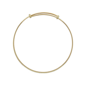 9ct Gold Patterned Children's Expanding Bangle