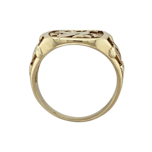 9ct Gold Welsh Dragon Signet Ring