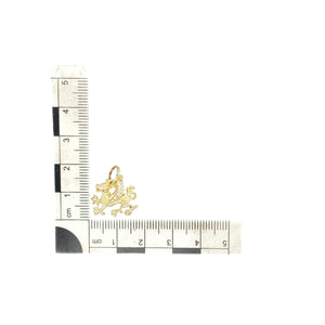 9ct Gold 3D Welsh Dragon Pendant