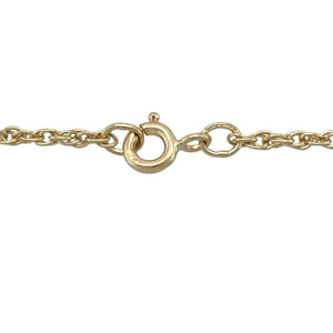 9ct Gold & Cubic Zirconia Set Welsh Three Feathers Lovespoon 20" Necklace