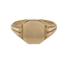 Load image into Gallery viewer, 9ct Gold Plain Face Signet Ring
